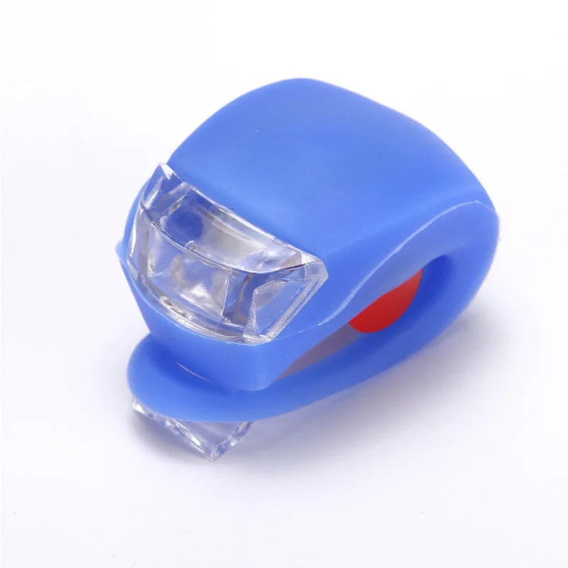 Bicycle Front Light Silicone LED Head Front Rear Wheel Bike Light Waterproof Cycling Bicycle Accessories Bike Lamp