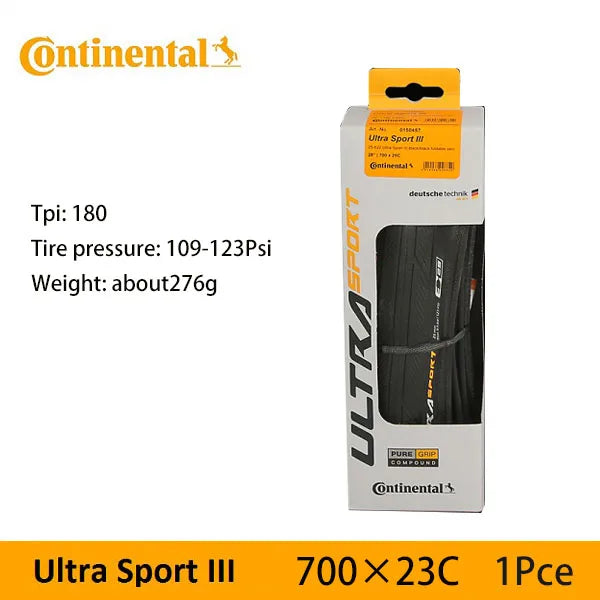 Continental Road Tire ULTRA Sport III & GRAND Sport Race & GP5000 700× 23C /25C/28C Road Bicycle Clincher Foldable Gravel Tire