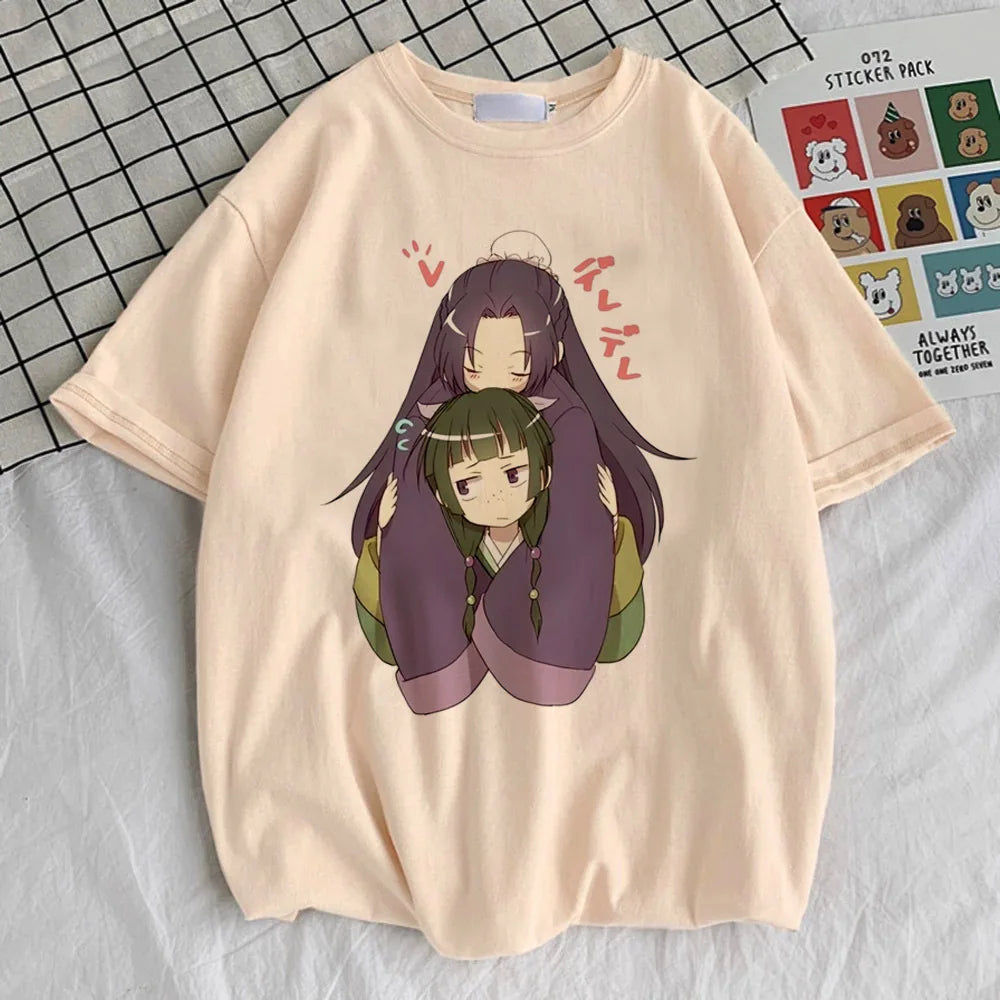 Kusuriya No Hitorigoto t-shirt women Y2k Grunge kawaii Comfortable Colorful tshirt women 2000s Grunge Classic hip hop harajuku