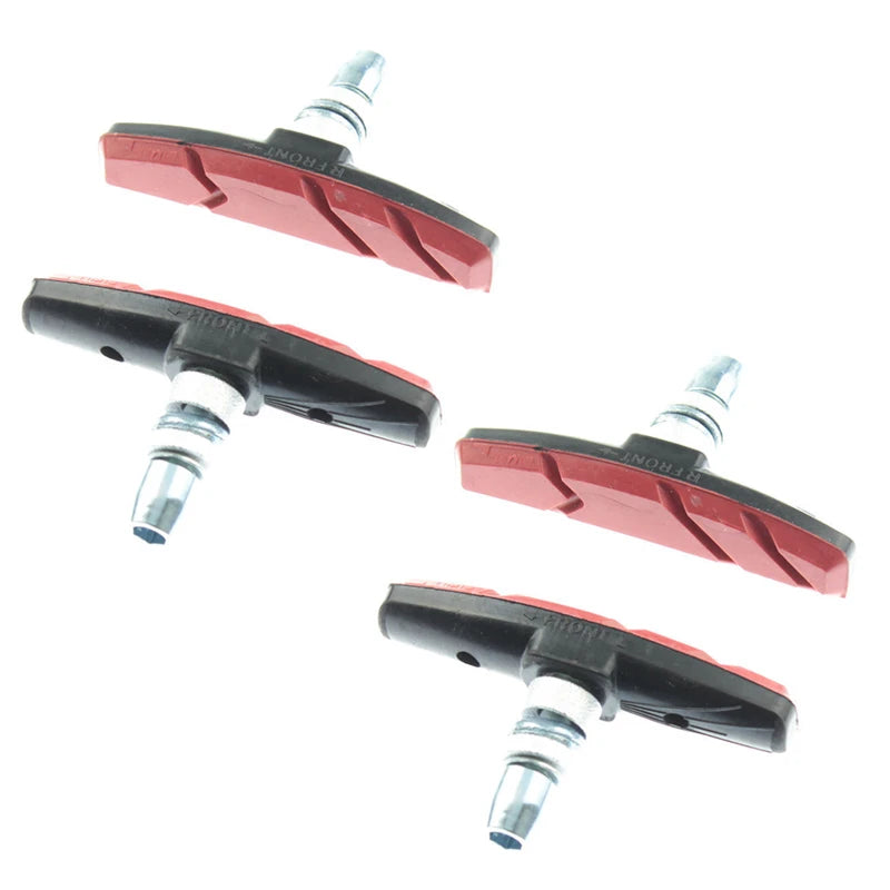 Bike Brake Blocks Rubber Cycling Part Tools MTB Mountain Road Bicycle Lightweight V-brake Shoes Pads Bicycle Accessories