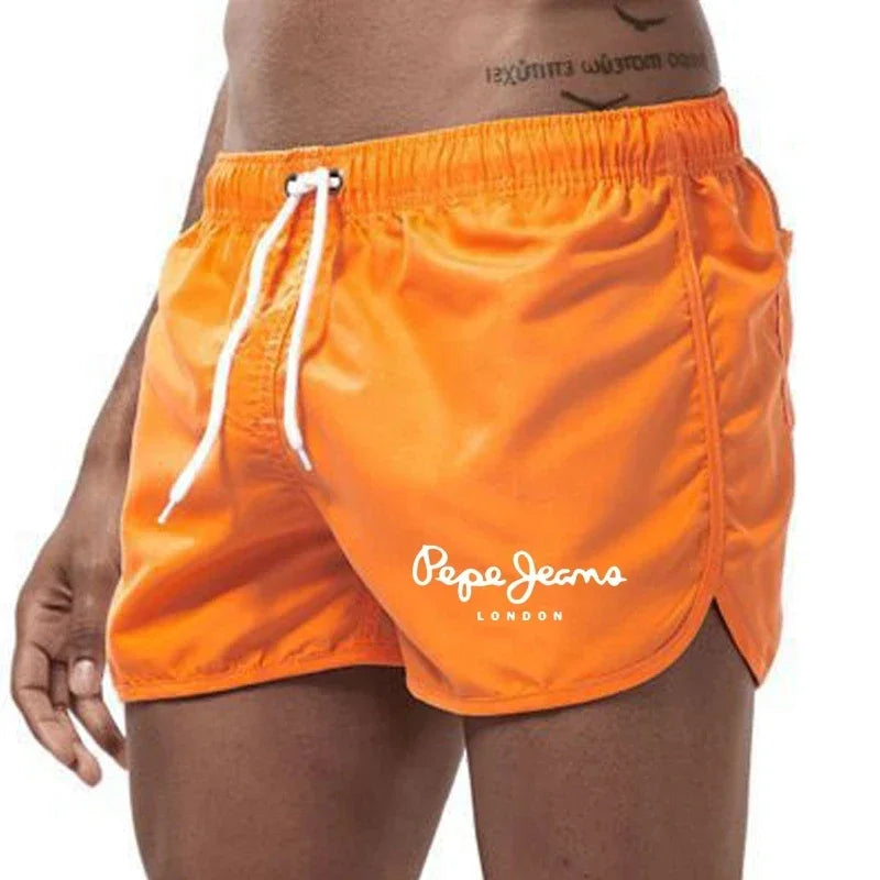 2025new arrivalsummermencasual sports outdoor shorts breathable casual running fitness three-quarter pants men beach pants