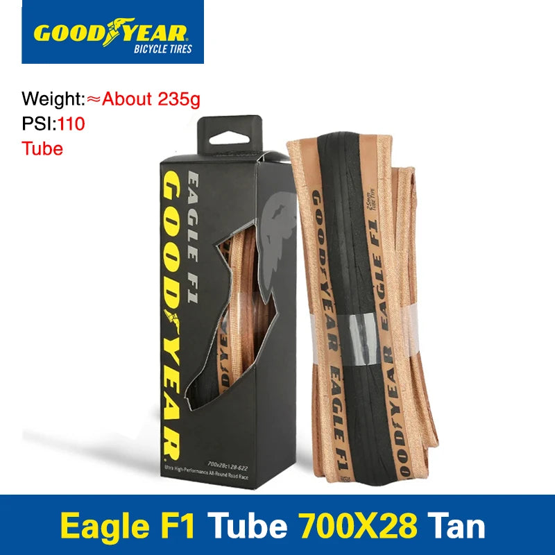 Goodyear Bicycle Tires Eagle F1 Supersport 700x28C Tubeless/Tube Road Bike Tire 700x30/32C Foldable Gravel Cycling Tire Parts
