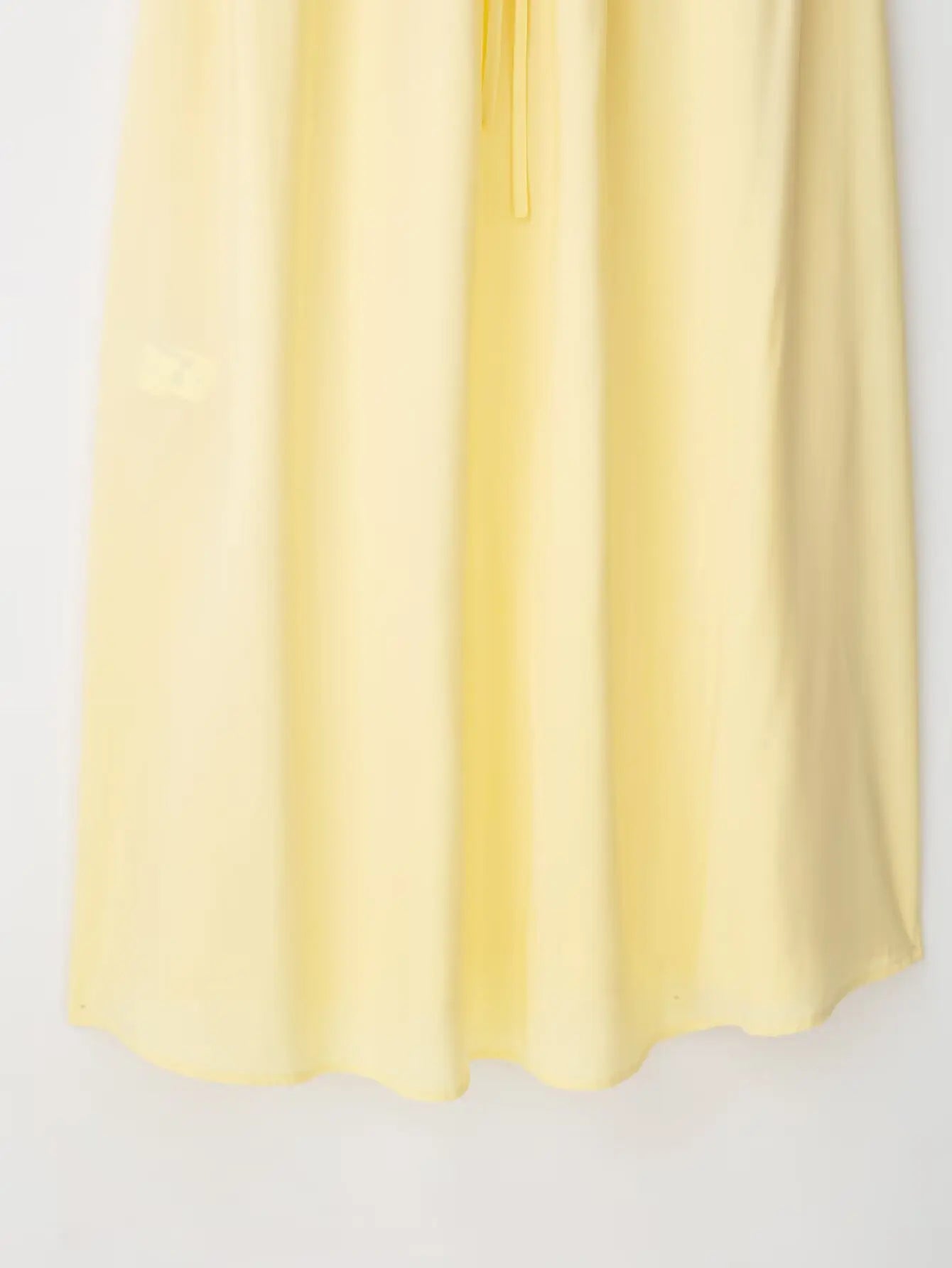 PB&ZA2025 New Women's Casual Fashion Temperament Pleated Drape Backless Midi Sling V-neck Dress Long Skirt