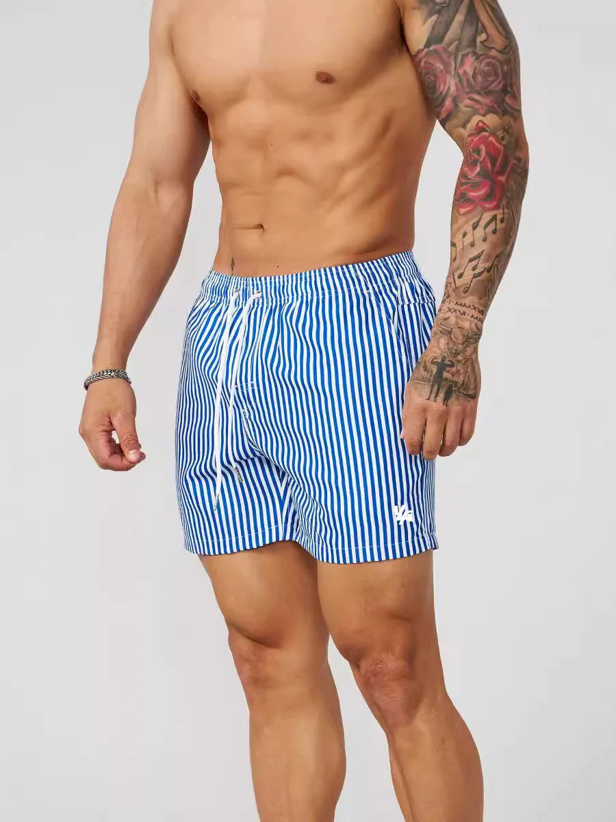 American Style Men's Shorts For Jogging Fitness Quick Drying Breathable Summar Casual Beach Shorts Outdoor Fishing
