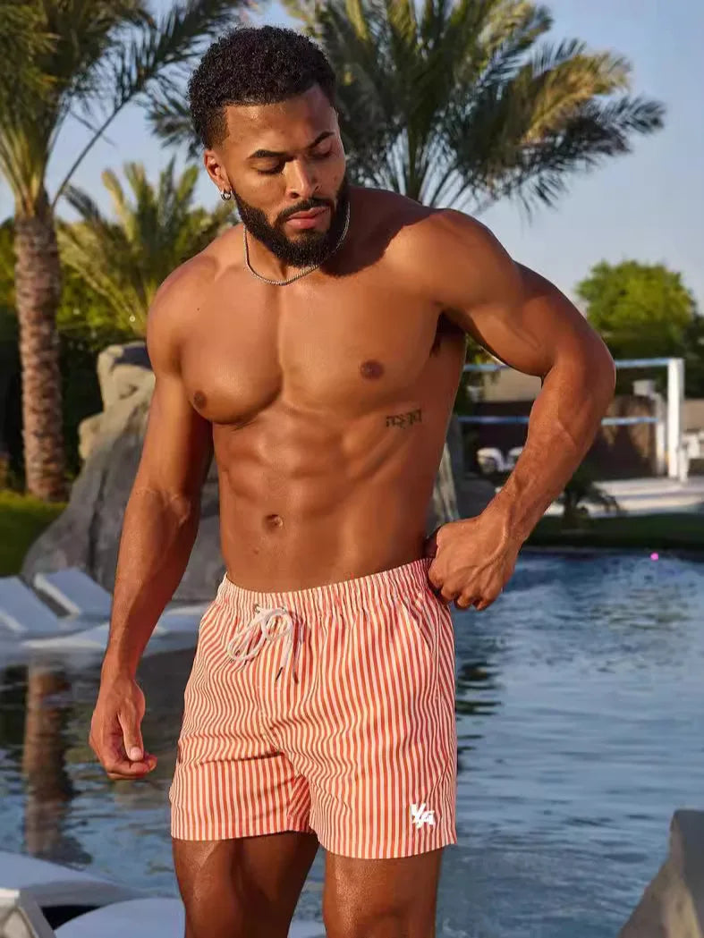 American Style Men's Shorts For Jogging Fitness Quick Drying Breathable Summar Casual Beach Shorts Outdoor Fishing