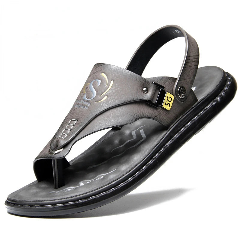 Brand Men's Sandals Summer Soft soled Anti slip Beach Shoes Male Outdoor comfortable Men slippers Luxury High Quality sandalias