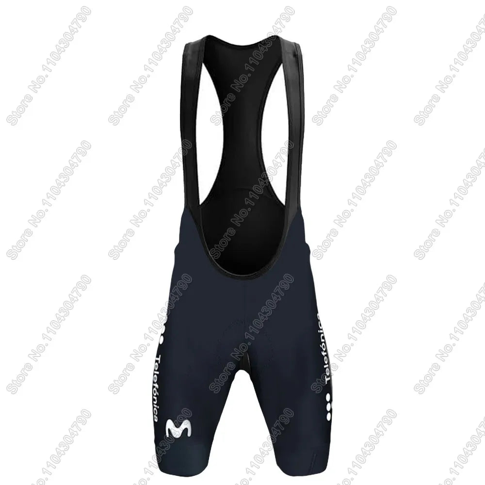 M Pro Team 2025 Cycling Jersey Set Summer Espana BLue Clothing Kits Road Bike Shirts Suit Bicycle bib Shorts MTB Maillot Ropa