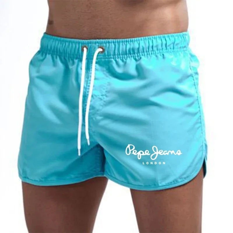 2025new arrivalsummermencasual sports outdoor shorts breathable casual running fitness three-quarter pants men beach pants