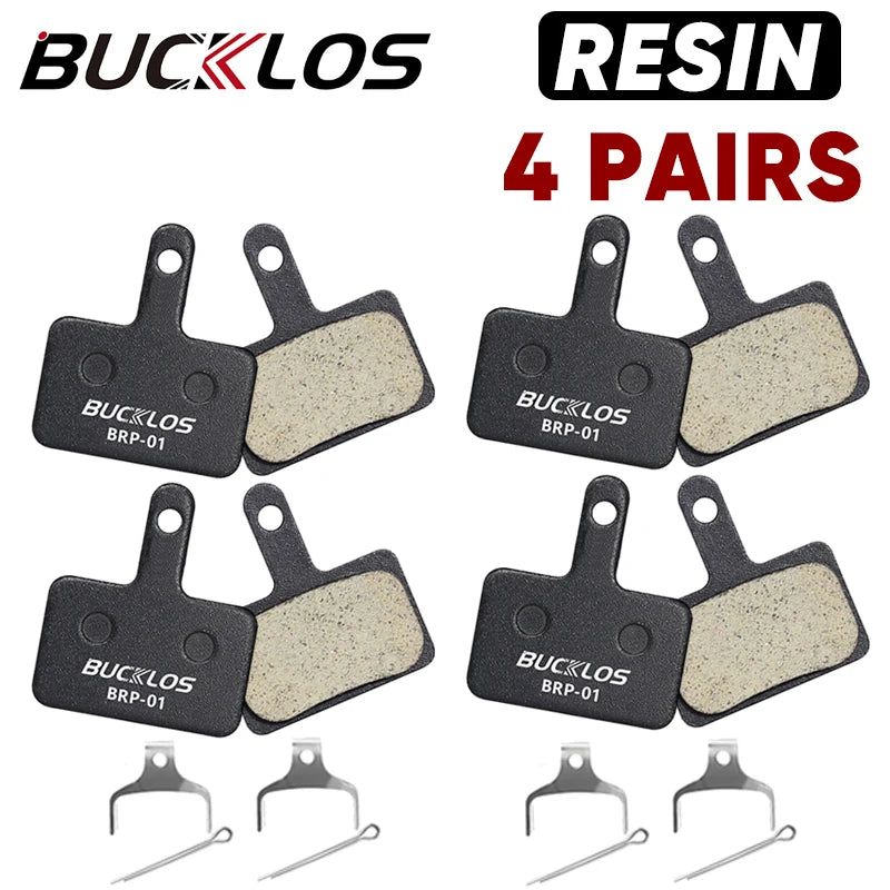 BUCKLOS Resin Disc Brake Pad For SHIMANO B01S Wear-resistant Hydraulic Brake Pads MTB Brake Pads for B03S B05S Cycling Parts