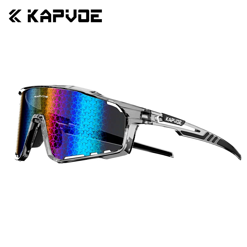 KAPVOE New Technology Nano Lenses Cycling Glasses Outdoor Sports Sunglasses Bike UV400 Eyewear Men Women MTB Bicycle Goggles