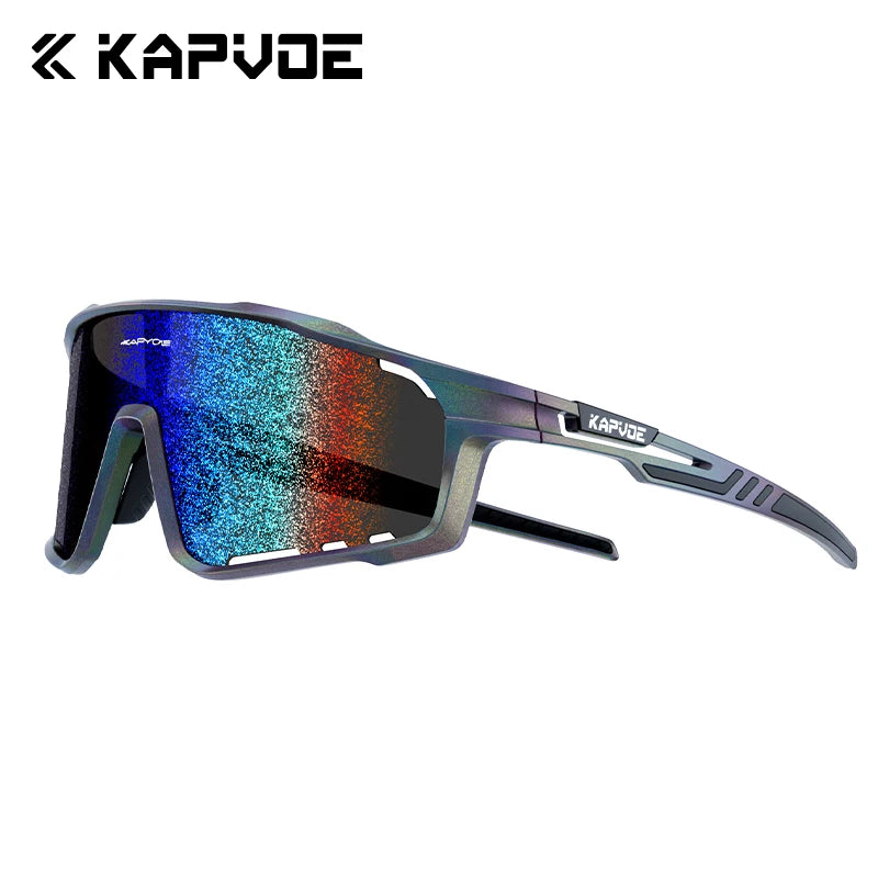 KAPVOE New Technology Nano Lenses Cycling Glasses Outdoor Sports Sunglasses Bike UV400 Eyewear Men Women MTB Bicycle Goggles