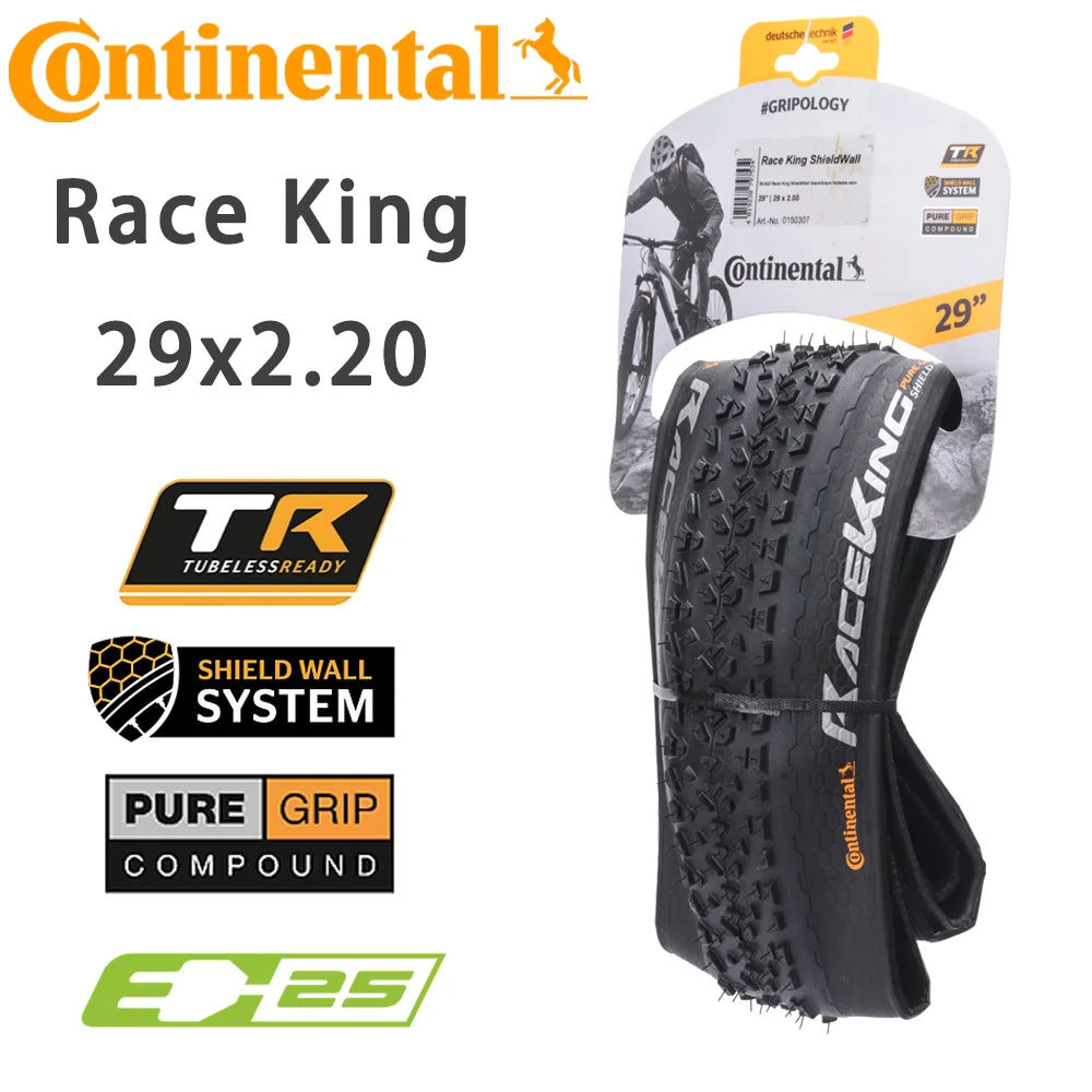 Continental Race King MTB Bicycle Tires Tubeless Rim 29 27.5 29x2.0 29x2.2 27.5x2.0 27.5x2.2 Mountain BIKE Tyre XC Accessories