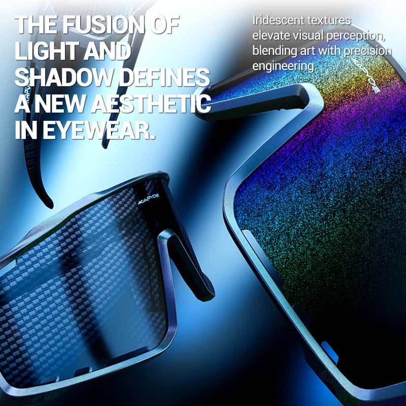 KAPVOE New Technology Nano Lenses Cycling Glasses Outdoor Sports Sunglasses Bike UV400 Eyewear Men Women MTB Bicycle Goggles