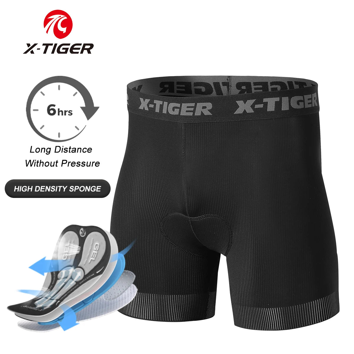 X-TIGER Cycling Shorts Breathable Mesh Cycling Underwear Gel Pad Shockproof MTB Bike Shorts Dropshipping Bicycle Underwear