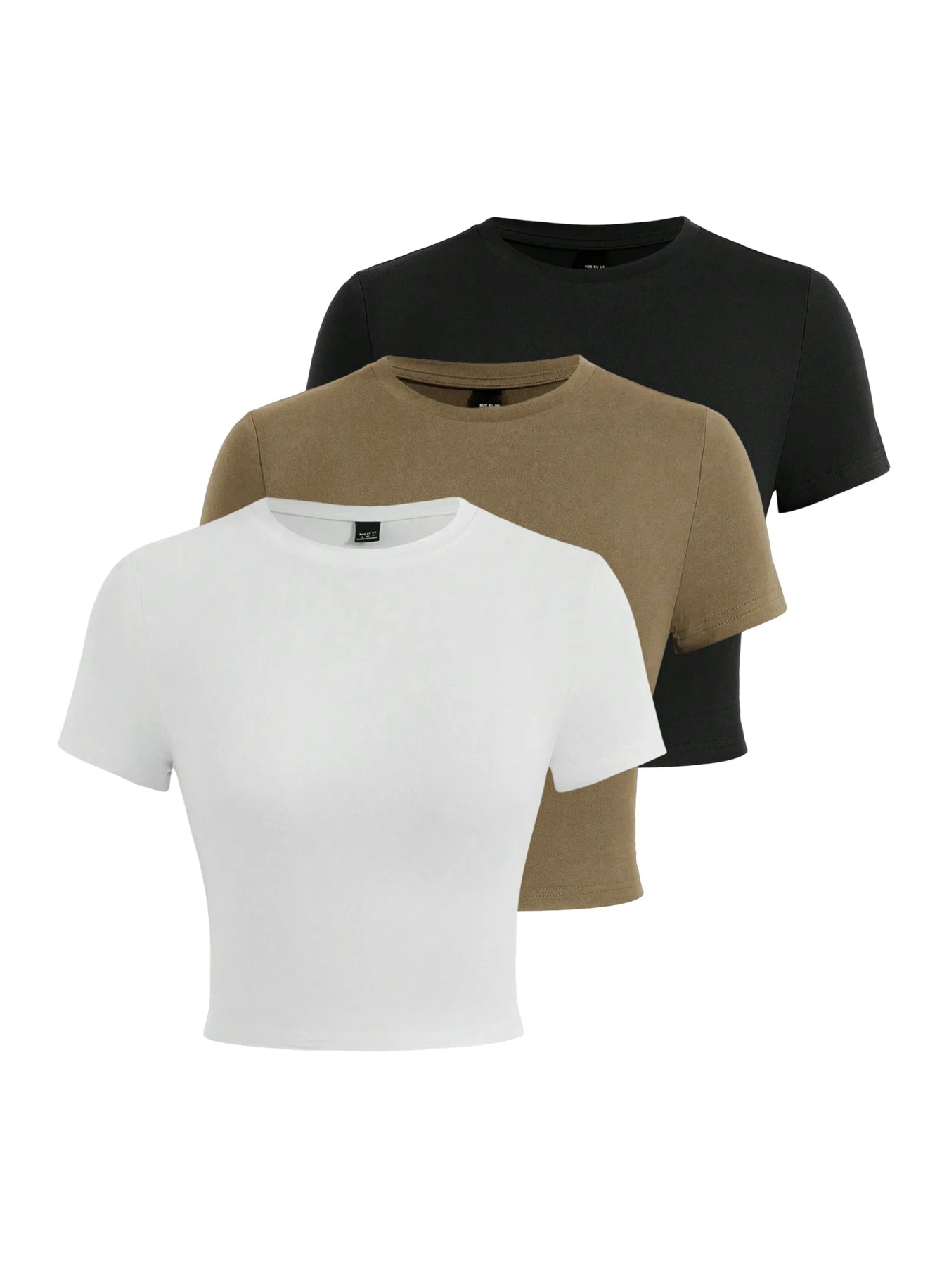 Y2K Woman Solid Crop Tops Short Sleeve High Elastic Viscose T-Shirt Soft O-Neck Sporty Tees Summer Street Fashion Female Clothes