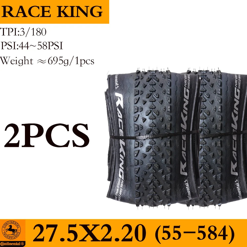 Continental Race King MTB Bicycle Tires Tubeless Rim 29 27.5 29x2.0 29x2.2 27.5x2.0 27.5x2.2 Mountain BIKE Tyre XC Accessories