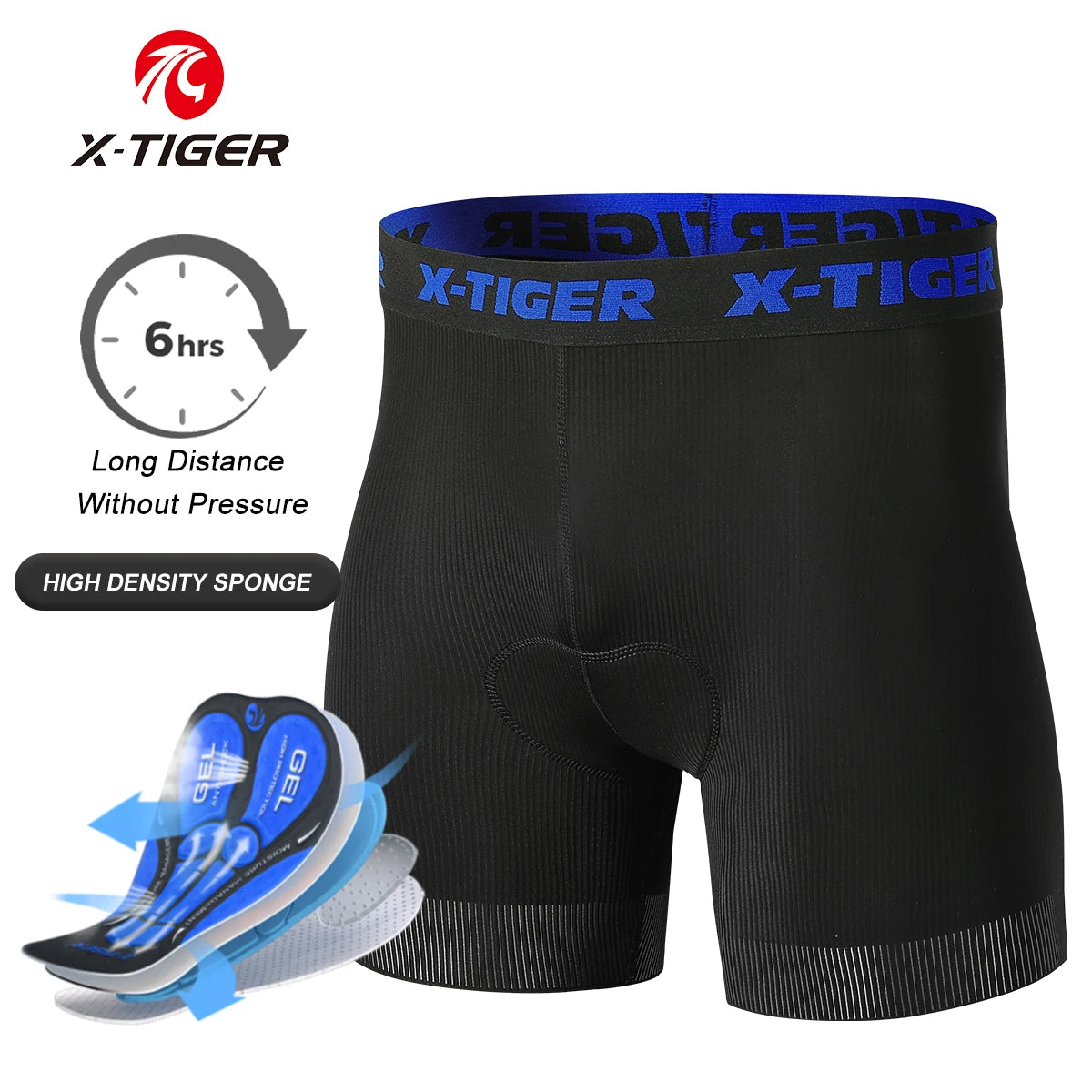 X-TIGER Cycling Shorts Breathable Mesh Cycling Underwear Gel Pad Shockproof MTB Bike Shorts Dropshipping Bicycle Underwear
