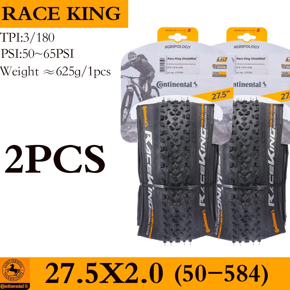 Continental Race King MTB Bicycle Tires Tubeless Rim 29 27.5 29x2.0 29x2.2 27.5x2.0 27.5x2.2 Mountain BIKE Tyre XC Accessories