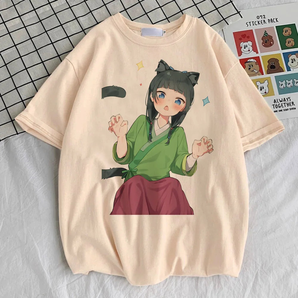 Kusuriya No Hitorigoto t-shirt women Y2k Grunge kawaii Comfortable Colorful tshirt women 2000s Grunge Classic hip hop harajuku