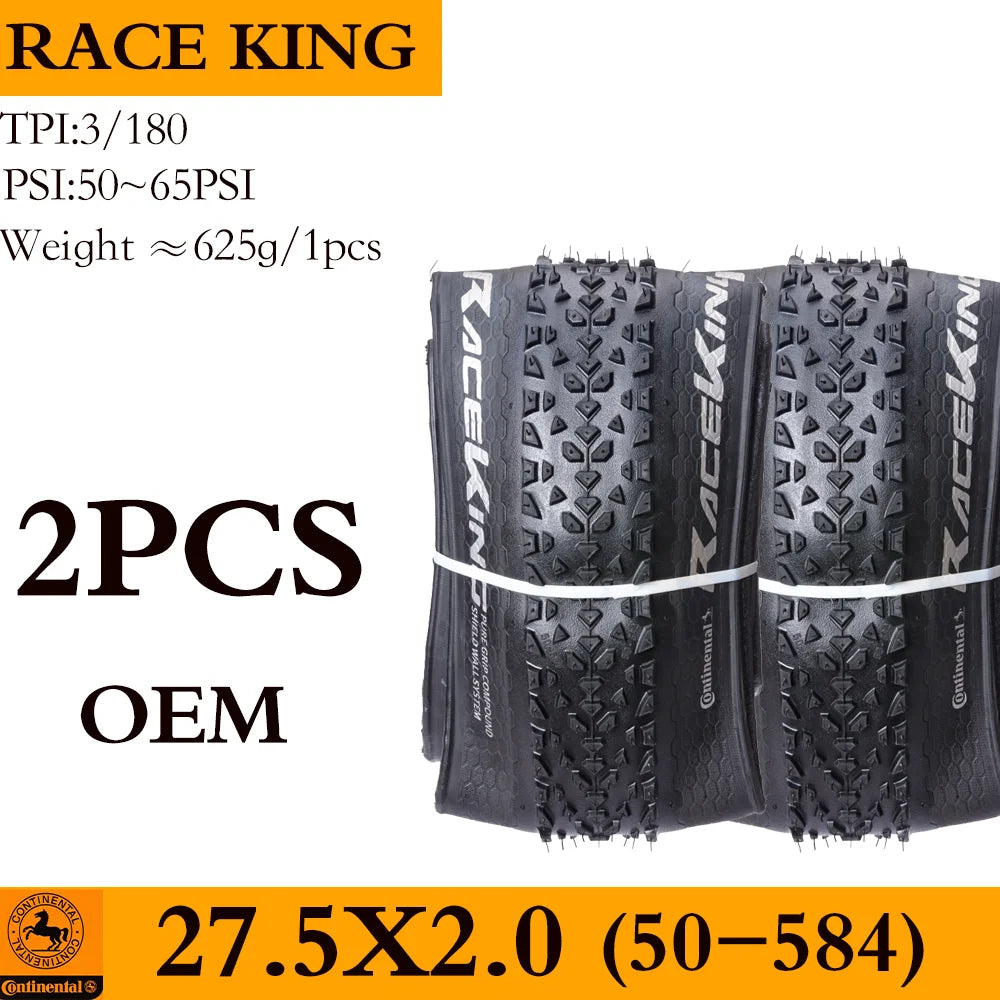Continental Race King MTB Bicycle Tires Tubeless Rim 29 27.5 29x2.0 29x2.2 27.5x2.0 27.5x2.2 Mountain BIKE Tyre XC Accessories