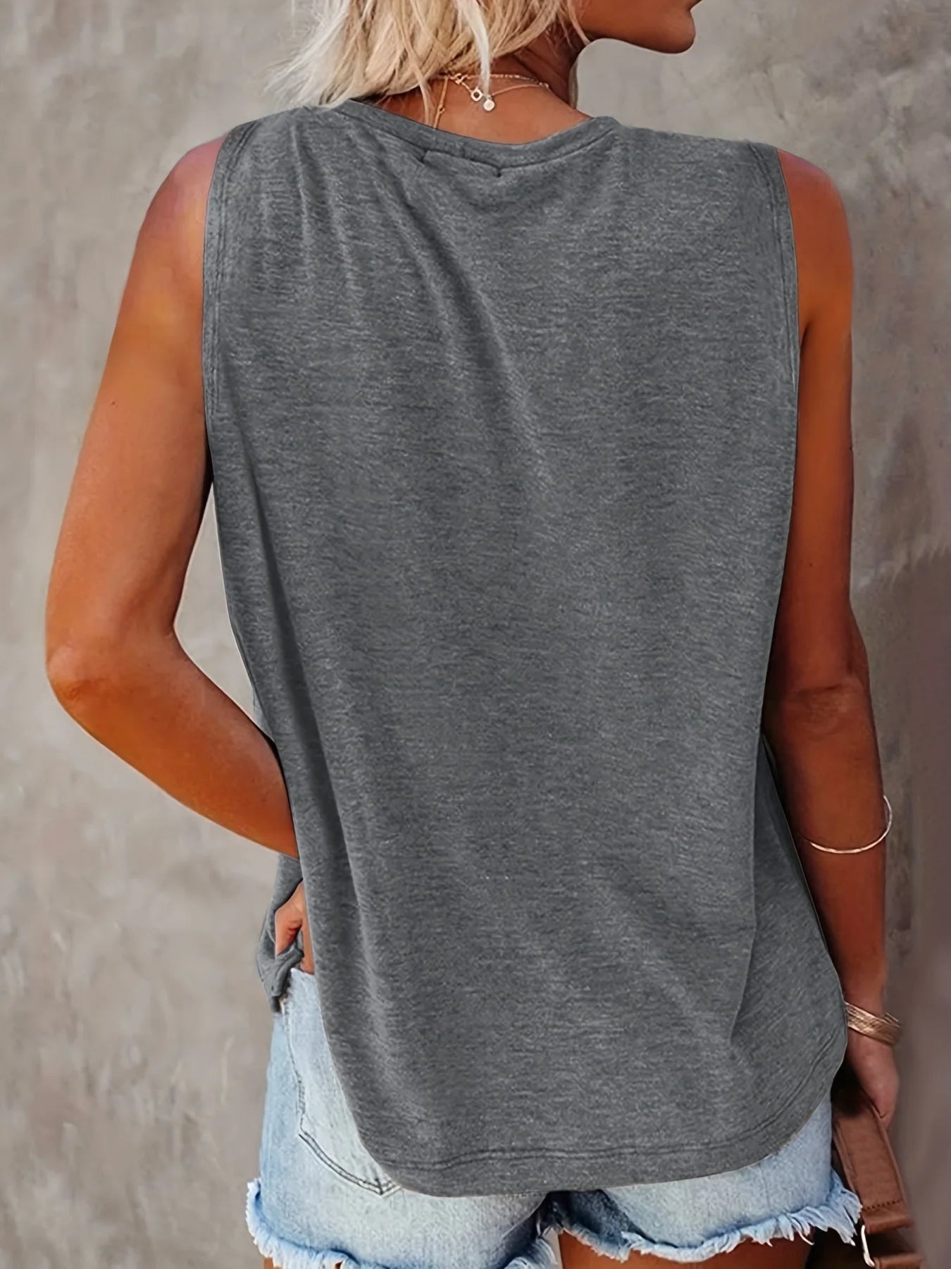 Women's Summer Colorful Paw Print Loose Size Breathable and Comfortable Sleeveless Tank Top T-shirt Summer Casual Loose