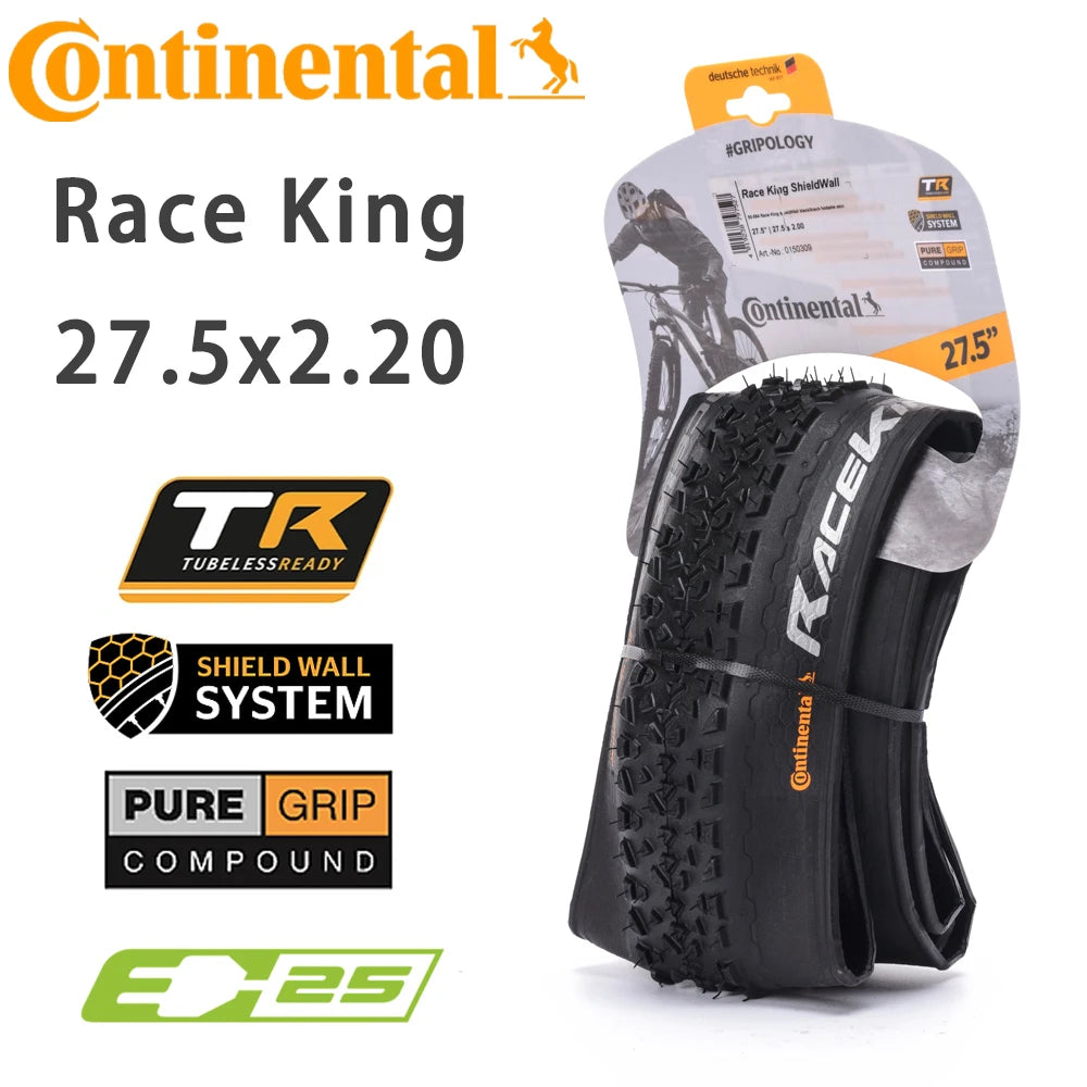 Continental Race King MTB Bicycle Tires Tubeless Rim 29 27.5 29x2.0 29x2.2 27.5x2.0 27.5x2.2 Mountain BIKE Tyre XC Accessories