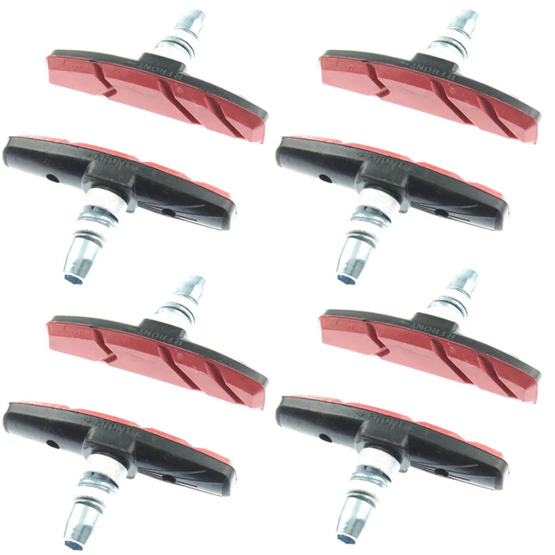 Bike Brake Blocks Rubber Cycling Part Tools MTB Mountain Road Bicycle Lightweight V-brake Shoes Pads Bicycle Accessories