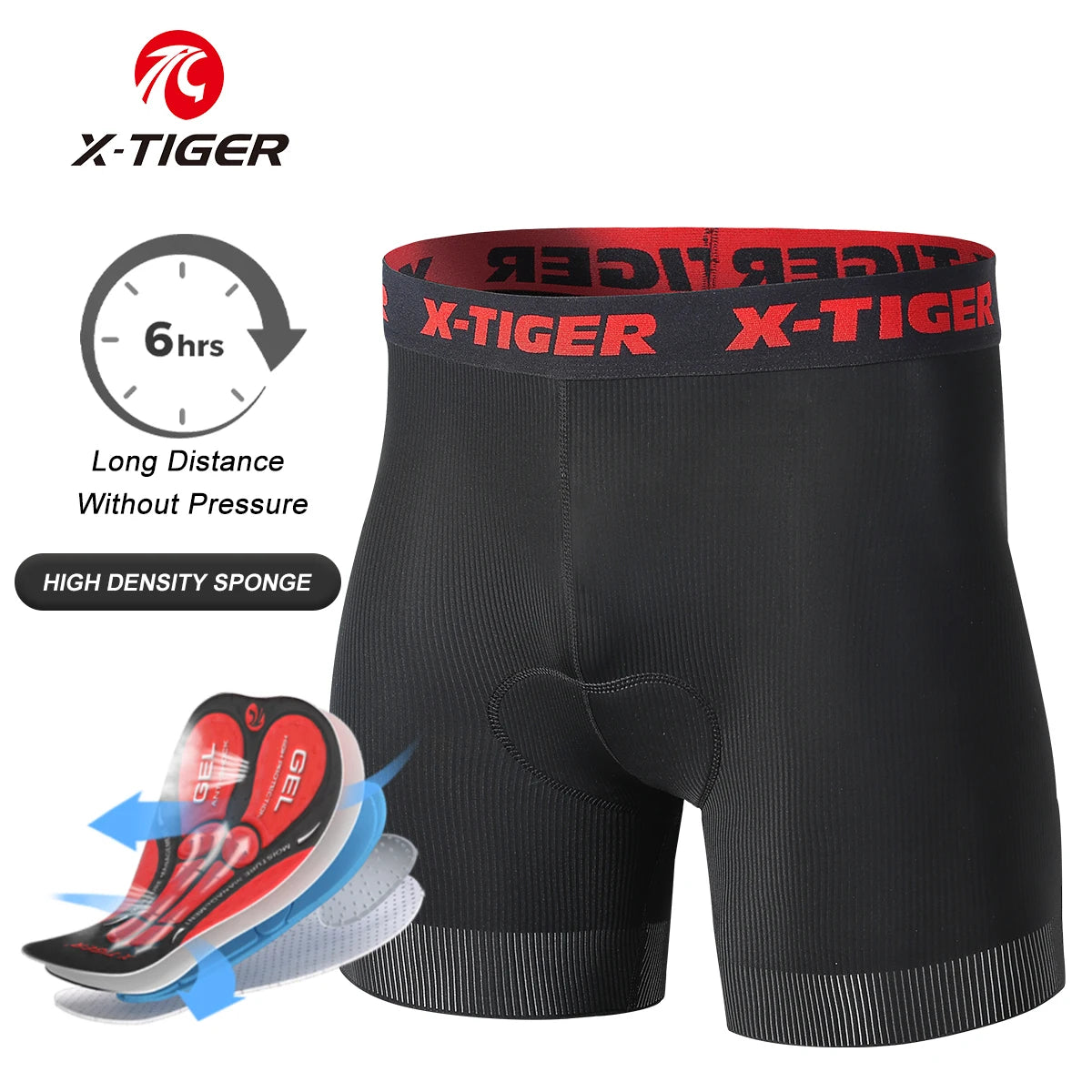 X-TIGER Cycling Shorts Breathable Mesh Cycling Underwear Gel Pad Shockproof MTB Bike Shorts Dropshipping Bicycle Underwear