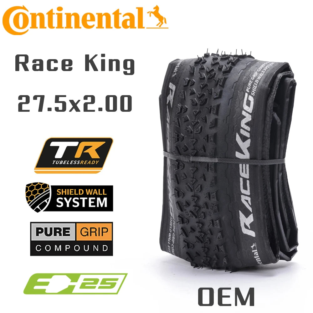 Continental Race King MTB Bicycle Tires Tubeless Rim 29 27.5 29x2.0 29x2.2 27.5x2.0 27.5x2.2 Mountain BIKE Tyre XC Accessories