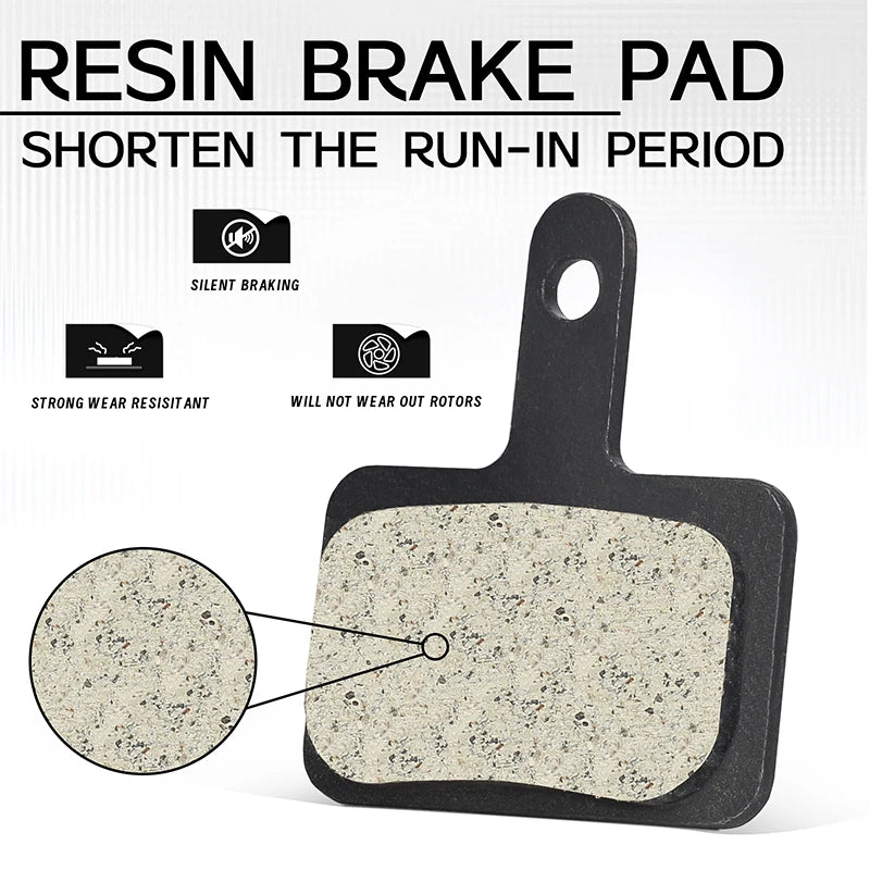 BUCKLOS Resin Disc Brake Pad For SHIMANO B01S Wear-resistant Hydraulic Brake Pads MTB Brake Pads for B03S B05S Cycling Parts