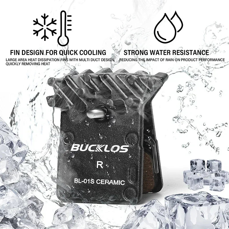 BUCKLOS Ceramic Bike Disc Brake Pads MTB Hydraulic Brake Pad for Shimano L05A K04S K05S Road Mountain Bicycle Brake Pads