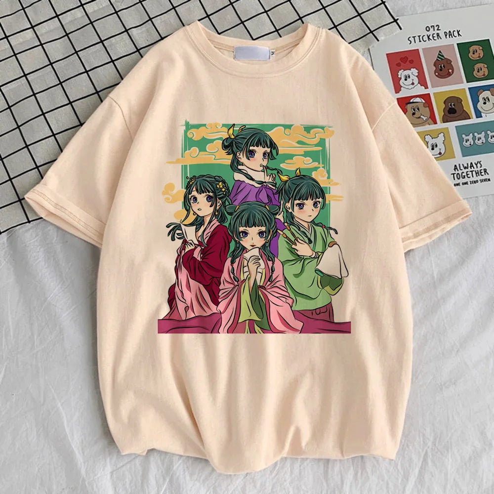 Kusuriya No Hitorigoto t-shirt women Y2k Grunge kawaii Comfortable Colorful tshirt women 2000s Grunge Classic hip hop harajuku