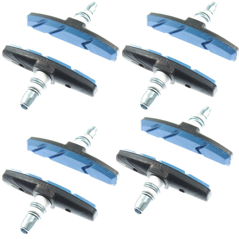 Bike Brake Blocks Rubber Cycling Part Tools MTB Mountain Road Bicycle Lightweight V-brake Shoes Pads Bicycle Accessories