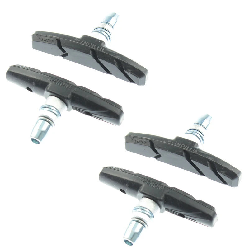 Bike Brake Blocks Rubber Cycling Part Tools MTB Mountain Road Bicycle Lightweight V-brake Shoes Pads Bicycle Accessories