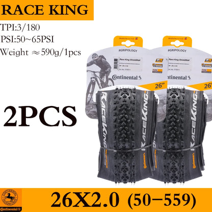 Continental Race King MTB Bicycle Tires Tubeless Rim 29 27.5 29x2.0 29x2.2 27.5x2.0 27.5x2.2 Mountain BIKE Tyre XC Accessories