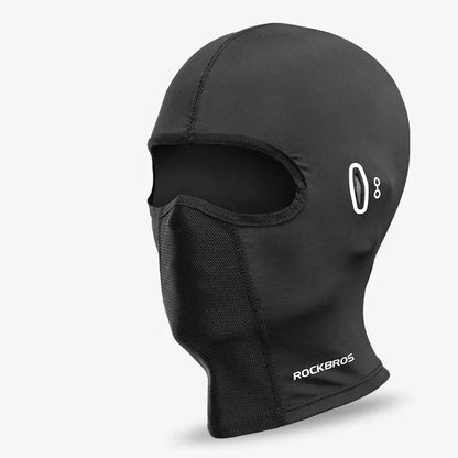 ROCKBROS Summer Cool Women Men Hat Anti-UV Full Face Mask Motorcycle Helmet Balaclava Ice Silk Breathable Dustproof Cycling Cap