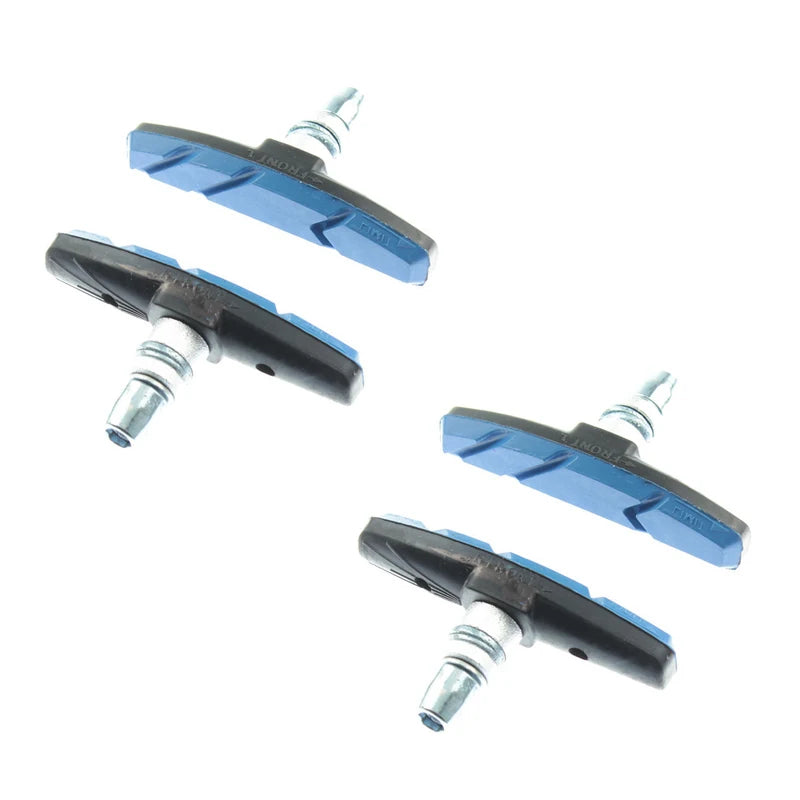 Bike Brake Blocks Rubber Cycling Part Tools MTB Mountain Road Bicycle Lightweight V-brake Shoes Pads Bicycle Accessories