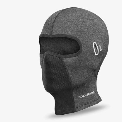 ROCKBROS Summer Cool Women Men Hat Anti-UV Full Face Mask Motorcycle Helmet Balaclava Ice Silk Breathable Dustproof Cycling Cap