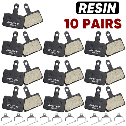 BUCKLOS Resin Disc Brake Pad For SHIMANO B01S Wear-resistant Hydraulic Brake Pads MTB Brake Pads for B03S B05S Cycling Parts