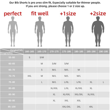 DAREVIE Men's Cycling Bretelle Seamless 2.0 PRO Level Men Women Cycling Shorts Men's Cycling Bib Shorts Men's Cycling Shorts