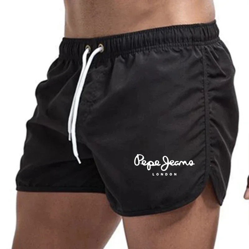 2025new arrivalsummermencasual sports outdoor shorts breathable casual running fitness three-quarter pants men beach pants