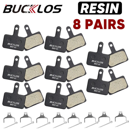 BUCKLOS Resin Disc Brake Pad For SHIMANO B01S Wear-resistant Hydraulic Brake Pads MTB Brake Pads for B03S B05S Cycling Parts