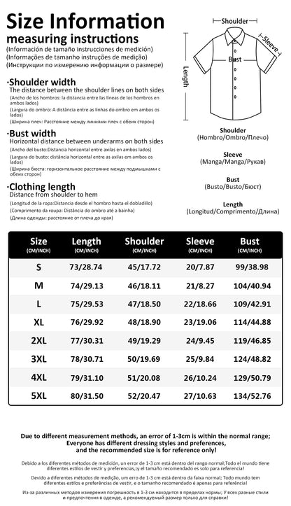 2024 Hawaiian Shirt For Men Summer Ice Cream T-Shirt Beach Prints Short Sleeved Shirt Tops Casual Original Design Men's Clothing