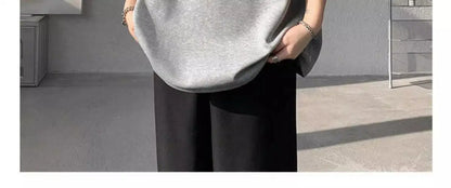 New Fake Two-piece Shirt Collar Short-sleeved T-shirt Men's Summer American Loose Versatile Pullover