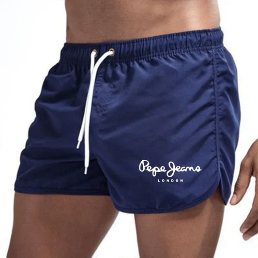 2025new arrivalsummermencasual sports outdoor shorts breathable casual running fitness three-quarter pants men beach pants