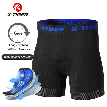 X-TIGER Cycling Shorts Breathable Mesh Cycling Underwear Gel Pad Shockproof MTB Bike Shorts Dropshipping Bicycle Underwear