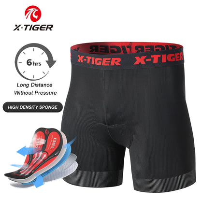 X-TIGER Cycling Shorts Breathable Mesh Cycling Underwear Gel Pad Shockproof MTB Bike Shorts Dropshipping Bicycle Underwear
