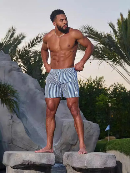 American Style Men's Shorts For Jogging Fitness Quick Drying Breathable Summar Casual Beach Shorts Outdoor Fishing