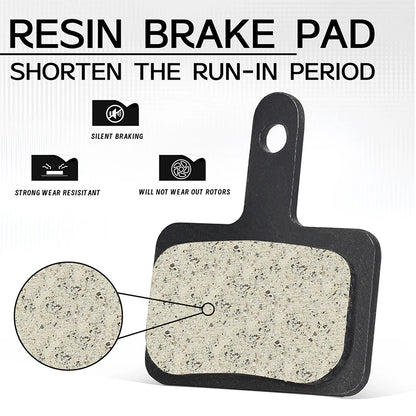 BUCKLOS Resin Disc Brake Pad For SHIMANO B01S Wear-resistant Hydraulic Brake Pads MTB Brake Pads for B03S B05S Cycling Parts