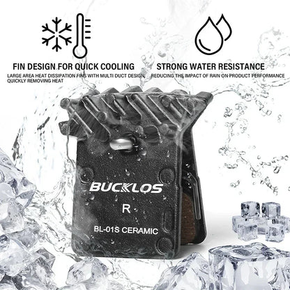 BUCKLOS Ceramic Bike Disc Brake Pads MTB Hydraulic Brake Pad for Shimano L05A K04S K05S Road Mountain Bicycle Brake Pads